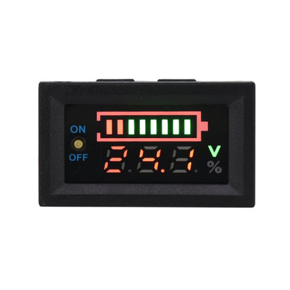 Electric Car Lithium Battery Voltage Power Meter Display Switch, 6-30V, 7-100V