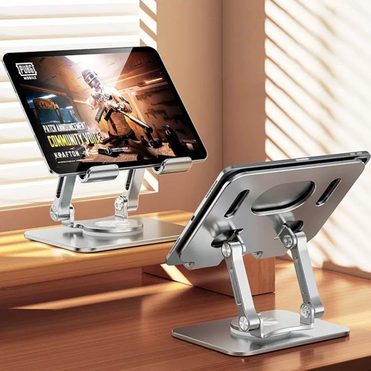 SP-026 360-degree Rotating Universal Desktop Tablet Folding Bracket, SP-026 (Gray)