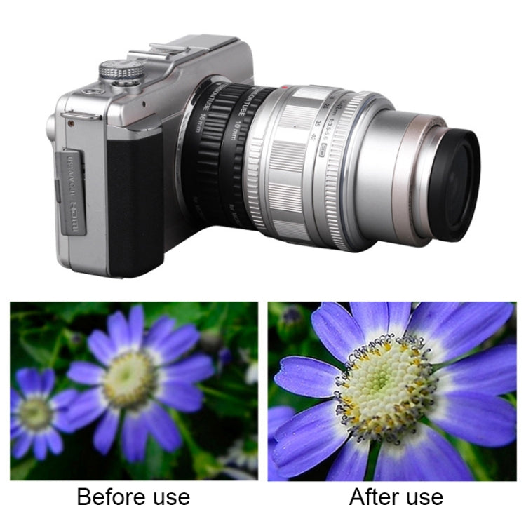 For Panasonic/Olympus VILTROX DG-M43 Camera Automatic Close-Up Ring Macro Ring Set
