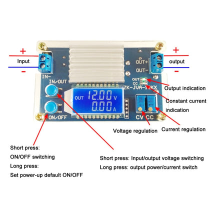 12V24V To 5V9V 12A High Power Step-Down Power Supply LED Constant Current Module, 12KX