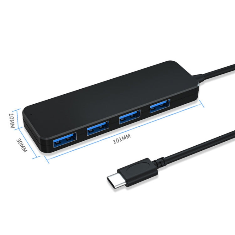 4 Ports Expansion Dock Notebook High Speed HUB, AC3-L43 Type-c/USB-c USB2.0 120cm