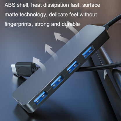 4 Ports Expansion Dock Notebook High Speed HUB, AC3-L43 Type-c/USB-c USB2.0 120cm