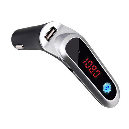 S7 Smart Digital Display Music Player Calling Car Charger, S7 Gold, S7 Rose Gold, S7 Black, S7 Silver
