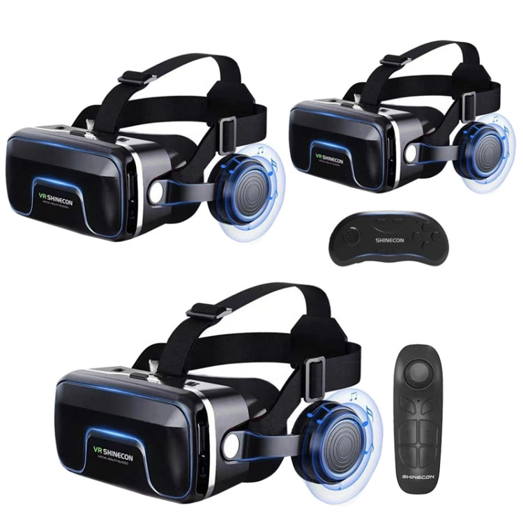 7th VR Glasses 3D Virtual Reality Game Digital Glasses With Headset, G04EA Increase Version, G04EA+B01 Handle, G04EA+B03 Handle