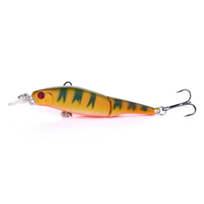 HENGJIA JM010 9cm 7g 2 Sections Bionic Bait With Beads Diving Mino Fake Bait, JM010 9cm 7g 2, JM010 9cm 7g 3, JM010 9cm 7g 4, JM010 9cm 7g 6, JM010 9cm 7g 7, JM010 9cm 7g 8