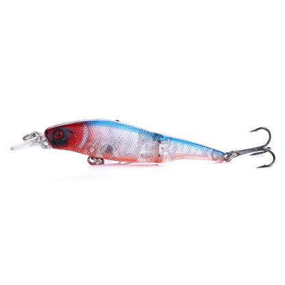 HENGJIA JM010 9cm 7g 2 Sections Bionic Bait With Beads Diving Mino Fake Bait, JM010 9cm 7g 2, JM010 9cm 7g 3, JM010 9cm 7g 4, JM010 9cm 7g 6, JM010 9cm 7g 7, JM010 9cm 7g 8