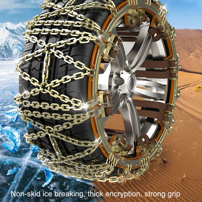 Car Tire Truck SUV Snow Winter Emergency Anti-Skid Chain, Style:, Field Type (Small), Field Type (Large)