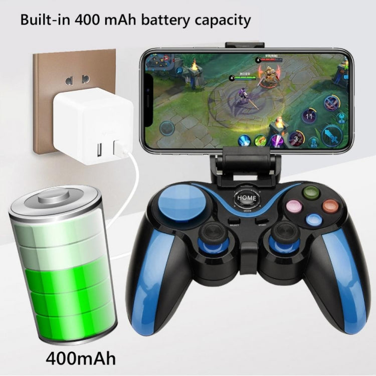 VR SHINECON S9 For Android/iOS Phones Wireless Bluetooth Direct Play Game Handle With Holder, S9