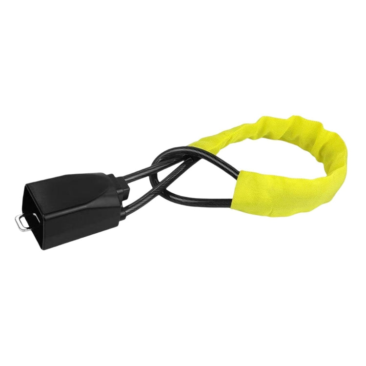 S308 Car Steering Wheel Wire Rope Lock Security Anti-theft Locks, S308 Black, S308 Red, S308 Yellow