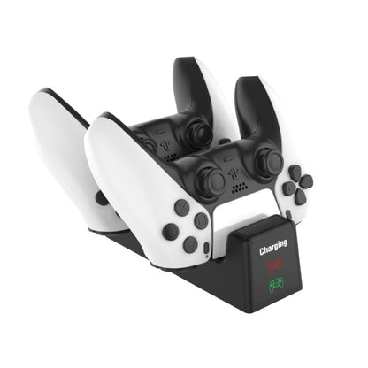 For PS5 SYP-1018 Gamepad Charging Bracket Dual Dock Charger with LED Indicator, SYP-1018(USB)