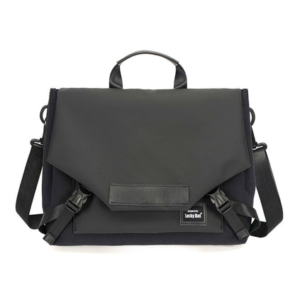 LUCKYBAT Laptop Bag Airbag Anti-drop Crossbody Handbag, S 13.3-16 Inch, L 16 Inch