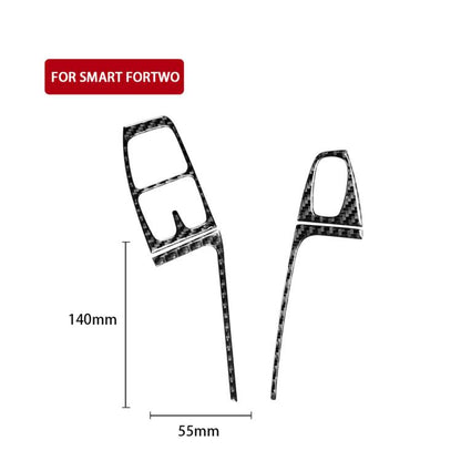 For 2011-2015 Mercedes-Benz Smart Left-Hand Drive 4pcs /Set Type A Door Lift Stickers, Left-Hand Drive