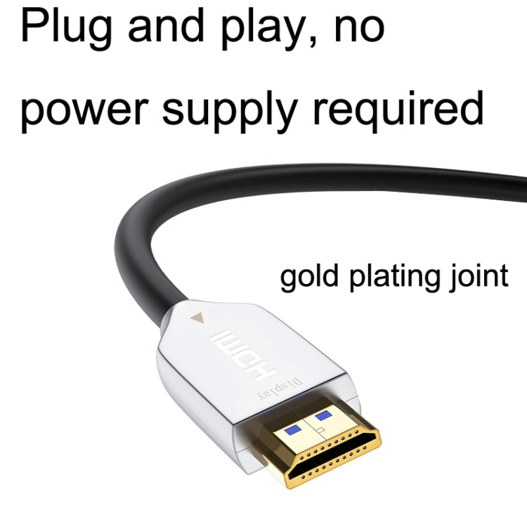 2.0 Version HDMI Fiber Optical Line 4K Ultra High Clear Line Monitor Connecting Cable, Length:, 10m