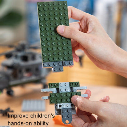 CAYI Helicopter Model Building Blocks Small Particle Puzzle Building Blocks Toys, 22011, 22040, 2254