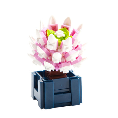 CAYI Potted Plant Building Blocks Office Decoration Small Particles Assembly Puzzle Toys, 2600A, 2600D, 2600E, 2600B, 2600C, 2600F
