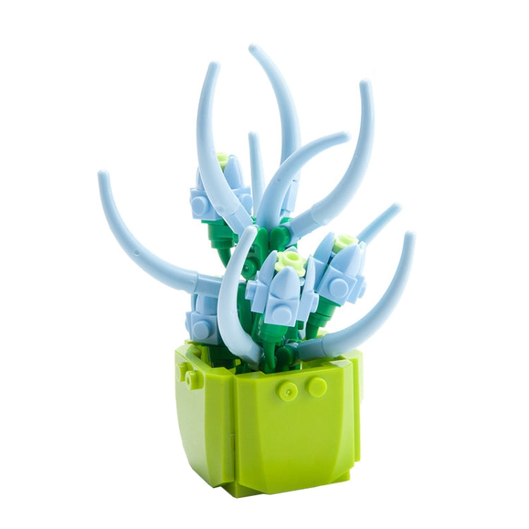 CAYI Potted Plant Building Blocks Office Decoration Small Particles Assembly Puzzle Toys, 2600A, 2600D, 2600E, 2600B, 2600C, 2600F
