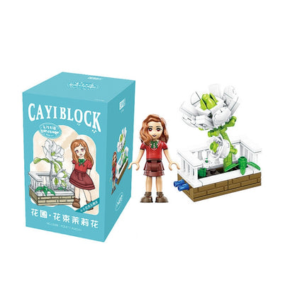 CAYI Flower Garden Bouquet Small Particle Puzzle Building Block Toy, 13101, 13102, 13103, 13104, 13106