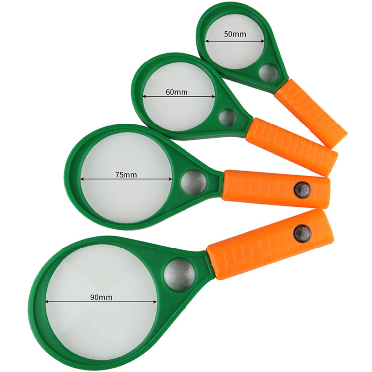 3pcs Elderly Reading Handheld Bifocal Magnifier HD Magnifying Glass, 3pcs(50mm), 3pcs(60mm), 3pcs(75mm), 3pcs(90mm)