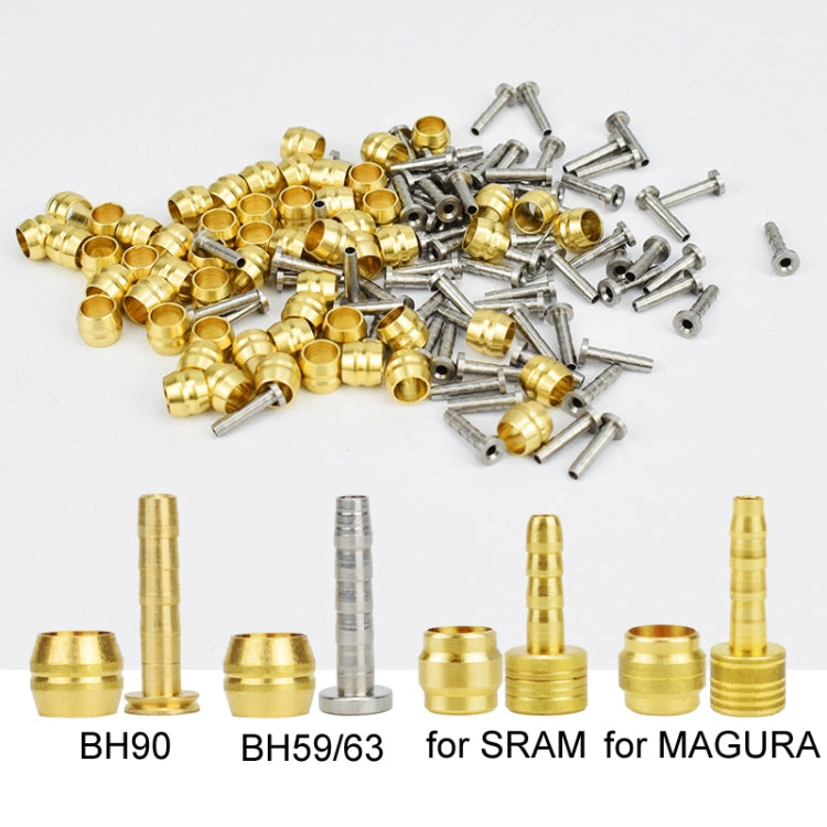 50pcs Mountain Bike Hydraulic Disc Brakes Olive Head+Oil Needle/Pipe, BH90 Olive Head+Oil Needle, BH59/63 Olive Head+Oil Needle, for SRAM Olive Head+Oil Needle, for MAGURA Olive Head+Oil Pipe