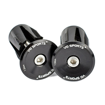 2pairs Aluminum Alloy Bicycle Expansion Handlebar Plug, 16-21mm Red, 16-21mm Green, 16-21mm Blue, 16-21mm Black, 16-21mm Titanium Color, 16-21mm Gold