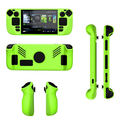 For Steam Deck V3 Non-slip Silicone Protective Case for Pocket Consoles, V3(Black), V3(Red), V3(Green)