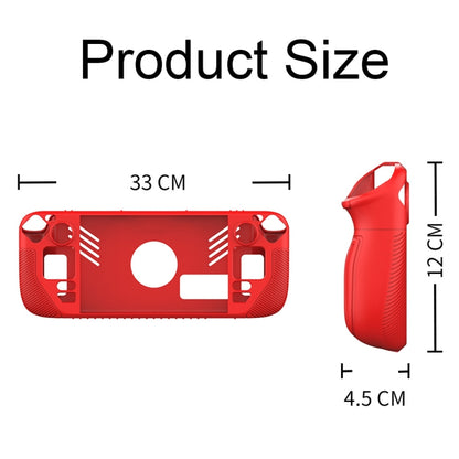 For Steam Deck V3 Non-slip Silicone Protective Case for Pocket Consoles, V3(Black), V3(Red), V3(Green)