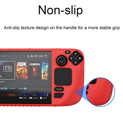 For Steam Deck V3 Non-slip Silicone Protective Case for Pocket Consoles, V3(Green), V3(Black), V3(Red)