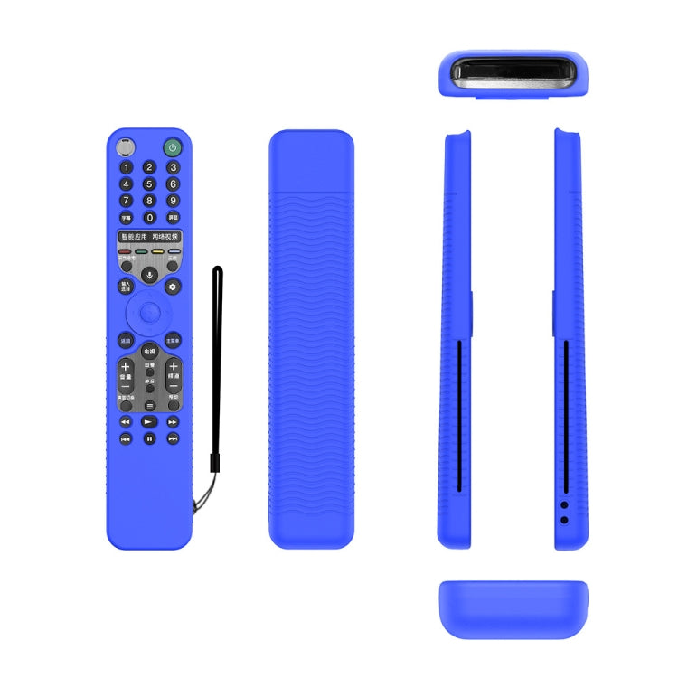 Remote Control Anti-Fall Silicone Protective Case For Sony RMF-TX600C/P/U/E 500U/E, For Sony RMF-TX600C/P/U/E 500U/E(Black), For Sony RMF-TX600C/P/U/E 500U/E(Blue), For Sony RMF-TX600C/P/U/E 500U/E(Red), For Sony RMF-TX600C/P/U/E 500U/E(Luminous Blue)