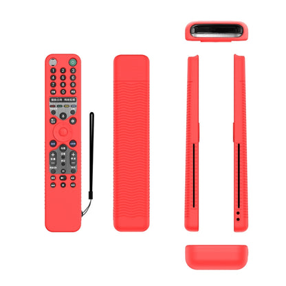 Remote Control Anti-Fall Silicone Protective Case For Sony RMF-TX600C/P/U/E 500U/E, For Sony RMF-TX600C/P/U/E 500U/E(Black), For Sony RMF-TX600C/P/U/E 500U/E(Blue), For Sony RMF-TX600C/P/U/E 500U/E(Red), For Sony RMF-TX600C/P/U/E 500U/E(Luminous Blue)