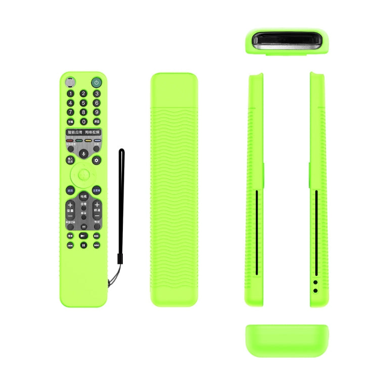 Remote Control Anti-Fall Silicone Protective Case For Sony RMF-TX600C/P/U/E 500U/E, For Sony RMF-TX600C/P/U/E 500U/E(Black), For Sony RMF-TX600C/P/U/E 500U/E(Blue), For Sony RMF-TX600C/P/U/E 500U/E(Red), For Sony RMF-TX600C/P/U/E 500U/E(Luminous Blue)