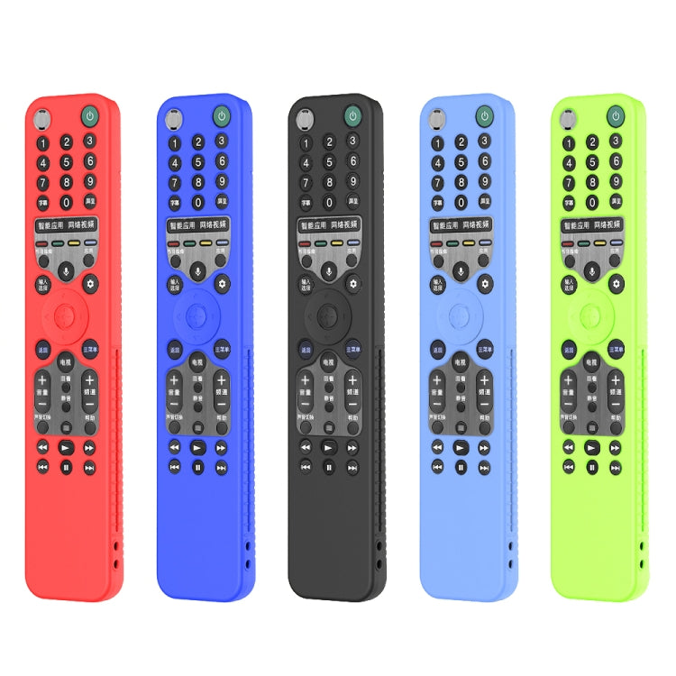 Remote Control Anti-Fall Silicone Protective Case For Sony RMF-TX600C/P/U/E 500U/E, For Sony RMF-TX600C/P/U/E 500U/E(Black), For Sony RMF-TX600C/P/U/E 500U/E(Blue), For Sony RMF-TX600C/P/U/E 500U/E(Red), For Sony RMF-TX600C/P/U/E 500U/E(Luminous Blue)