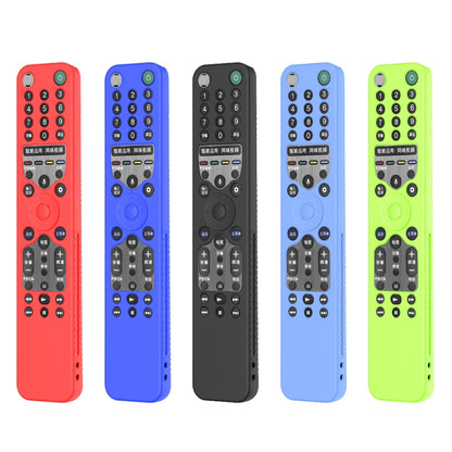 Remote Control Anti-Fall Silicone Protective Case For Sony RMF-TX600C/P/U/E 500U/E, For Sony RMF-TX600C/P/U/E 500U/E(Black), For Sony RMF-TX600C/P/U/E 500U/E(Blue), For Sony RMF-TX600C/P/U/E 500U/E(Red), For Sony RMF-TX600C/P/U/E 500U/E(Luminous Blue)