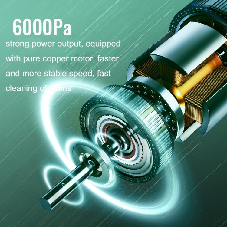 P02 Vehicles / Household High Power Large Suction Portable Wireless Handheld Vacuum Cleaner, P02 Star Black, P02 Dark Night Green