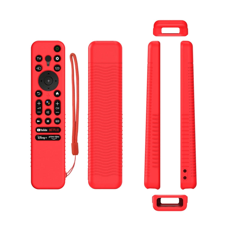 Y56 Voice Remote Silicone Anti-Fall Protective Case For Sony RMF-TX800U/C/P/T/900U, For Sony RMF-TX800U/C/P/T/900U(Luminous Green), For Sony RMF-TX800U/C/P/T/900U(Blue), For Sony RMF-TX800U/C/P/T/900U(Red), For Sony RMF-TX800U/C/P/T/900U(Luminous Blue)