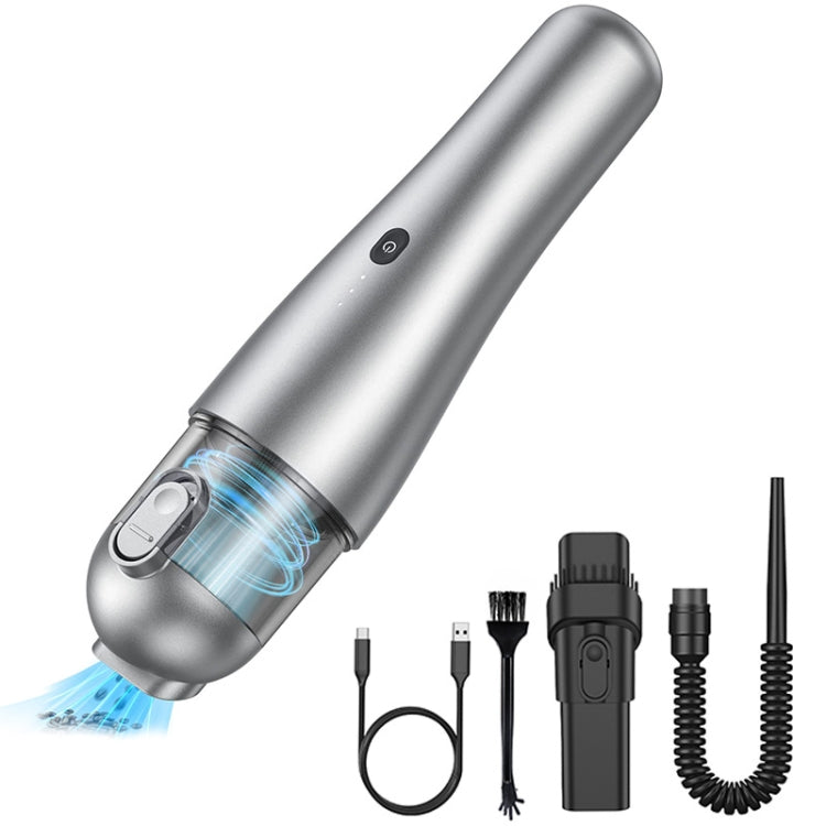Pinjia P06 12V High Power Portable Wireless Vehicles / Household Vacuum Cleaner, P06 Black, P06 Silver White