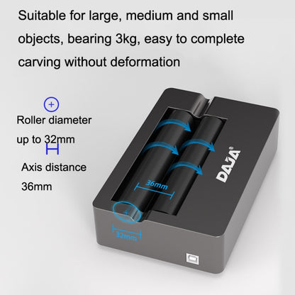 DAJA R3 For D2 / D3 / X1 / M1 Laser Carving Machine Rotation Shaft, R3 Rotation Shaft