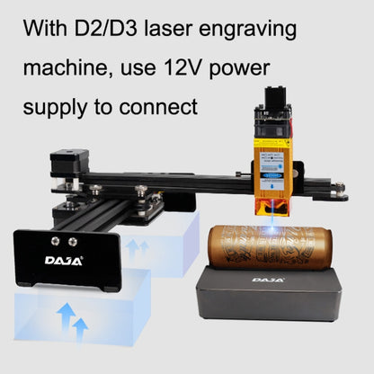 DAJA R3 For D2 / D3 / X1 / M1 Laser Carving Machine Rotation Shaft, R3 Rotation Shaft