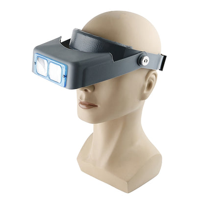 81007-B 1.5X/2X/2.5X/3.5X Optical Lens Head-mounted Watch Repair Magnifying Glass, 81007-B