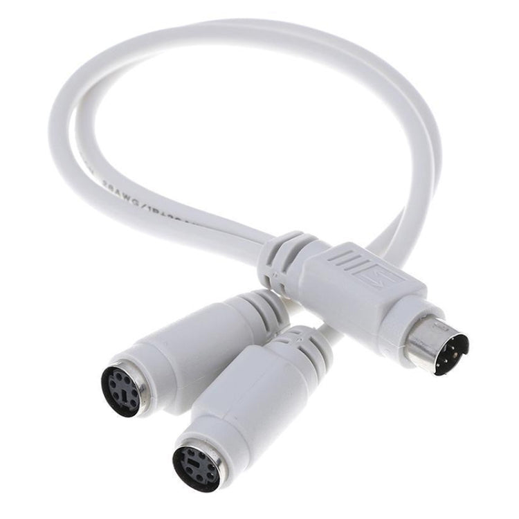 PS2 2pcs 1 to 2 Transfer Wiring Industrial Computer with Keyboard Mouse Interface, PS2 1 to 2 Mouse Interface