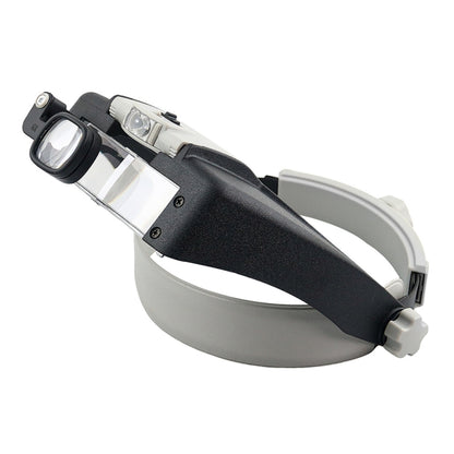 81007-AP LED Light Head-mounted Electronic Repair Tool Magnifying Glass, 81007-AP