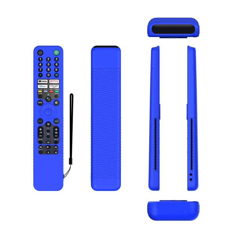 Y52 For Sony RMF/MG3-TX520U Voice Remote Anti-Drop Silicone Protective Cover, For Sony RMF/MG3-TX520U(Luminous Green), For Sony RMF/MG3-TX520U(Black), For Sony RMF/MG3-TX520U(Blue), For Sony RMF/MG3-TX520U(Red), For Sony RMF/MG3-TX520U(Luminous Blue)