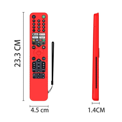 Y52 For Sony RMF/MG3-TX520U Voice Remote Anti-Drop Silicone Protective Cover, For Sony RMF/MG3-TX520U(Luminous Green), For Sony RMF/MG3-TX520U(Black), For Sony RMF/MG3-TX520U(Blue), For Sony RMF/MG3-TX520U(Red), For Sony RMF/MG3-TX520U(Luminous Blue)