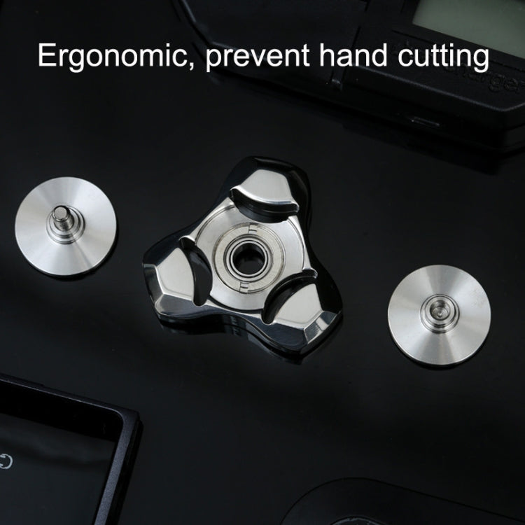 Fingertips Piping Gyro CNC Mechanical Anti-Anxiety Gear Metal Toys, Fox(Blue), Fox(Silver), Fox(Black)