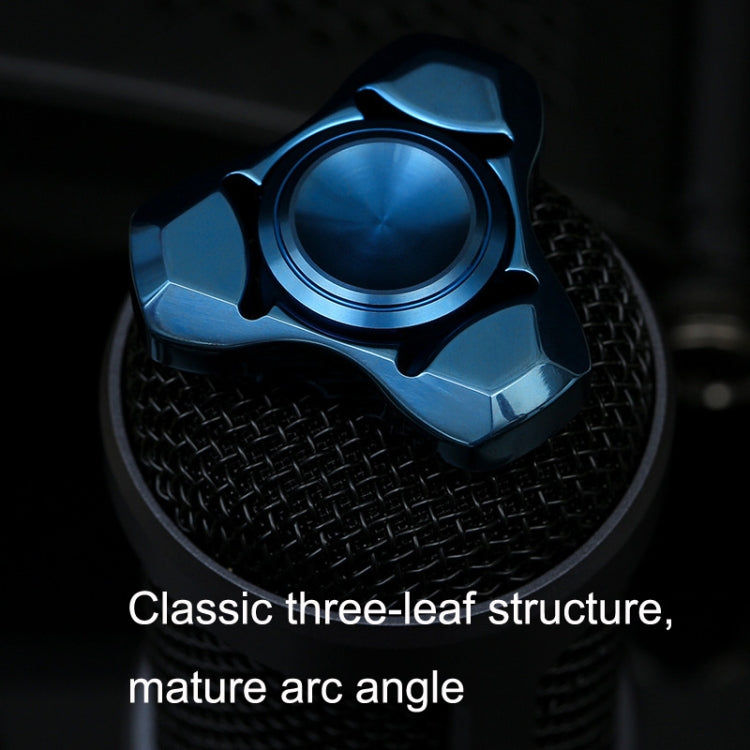Fingertips Piping Gyro CNC Mechanical Anti-Anxiety Gear Metal Toys, Fox(Blue), Fox(Silver), Fox(Black)