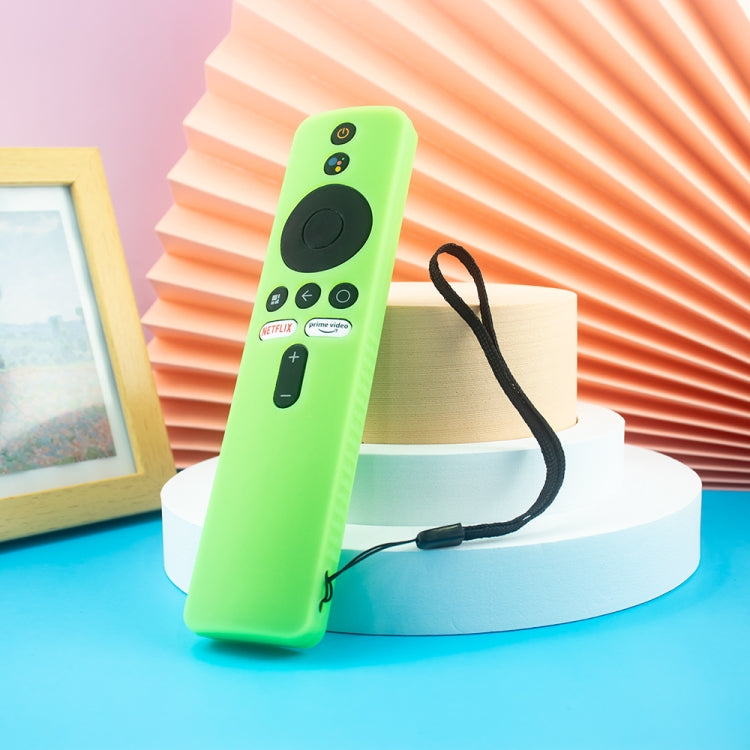 For Xiaomi 4K TV Stick Y48 Remote Control Anti-Drop Silicone Protective Cover, For Xiaomi Stick Luminous Green, For Xiaomi Stick Yellow, For Xiaomi Stick Black, For Xiaomi Stick Blue, For Xiaomi Stick Red, For Xiaomi Stick Luminous Blue