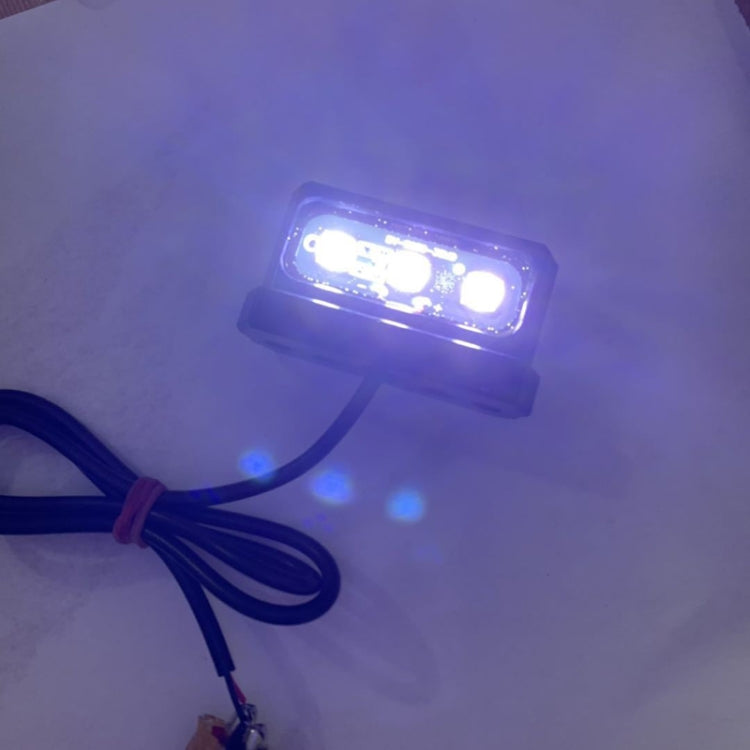 MK-114 2pcs Plane Frame CNC Aluminum Alloy LED Taillights Motorcycle License Plate Light, MK-114 Black, MK-114 Red, MK-114 Blue, MK-114 Gold