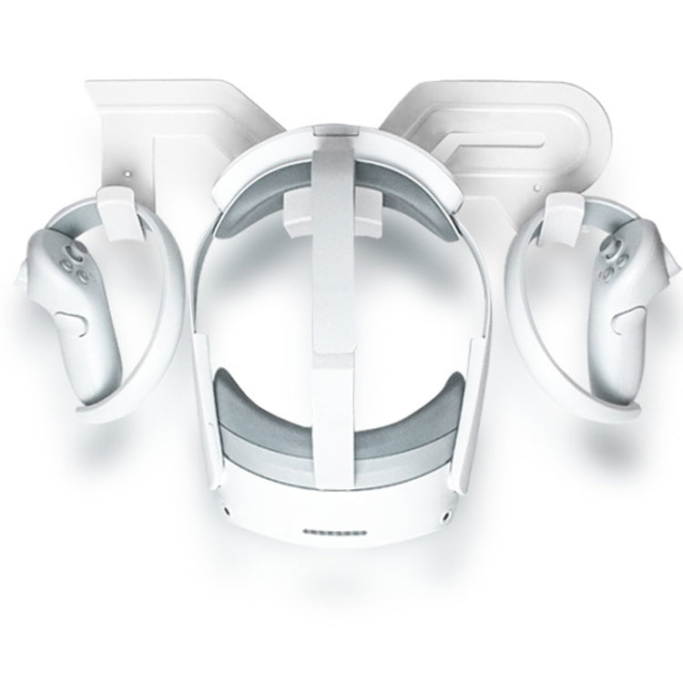 Wall Bracket Display Stand For Meta Quest 2/Pico Neo 3/Pico 4/Pro VR Accessories, Wall Bracket White, Wall Bracket Black