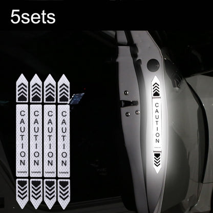 5sets Car Opening Door Anti-Collision Safety Warning Reflector, 5sets Diamond Yellow, 5sets Fluorescent Green, 5sets Diamond White, 5sets Diamond Red, 5sets Diamond Blue