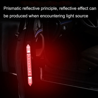 5sets Car Opening Door Anti-Collision Safety Warning Reflector, 5sets Diamond Yellow, 5sets Fluorescent Green, 5sets Diamond White, 5sets Diamond Red, 5sets Diamond Blue