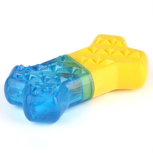 Frozen Bone Toys Pet Dog Teeth Grinding TPR Toys, Specification: Bone, Ball, Bone, Small Fish